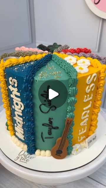 Eras Tour Cake Taylor Swift, Taylor Swift Eras Tour Cake, Taylor Swift Cakes Ideas, Taylor Swift Eras Cake, Taylor Swift Birthday Cake Ideas, Taylor Swift Themed Cake, Eras Tour Cake, Taylor Swift Cake Ideas, Taylor Swift Cake Ideas Birthday