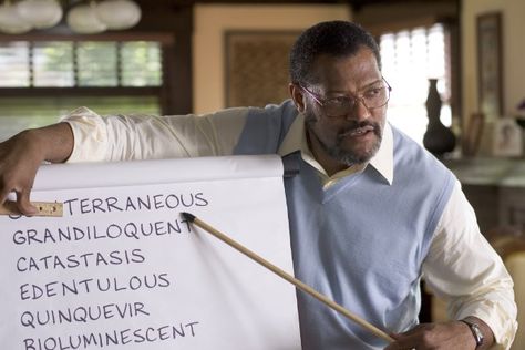 Still of Laurence Fishburne in Akeelah and the Bee Tina Fey Mean Girls, Akeelah And The Bee, The Great Debaters, Freedom Writers, Laurence Fishburne, Top Drama, Stand And Deliver, Comfort Movies, Spelling Test