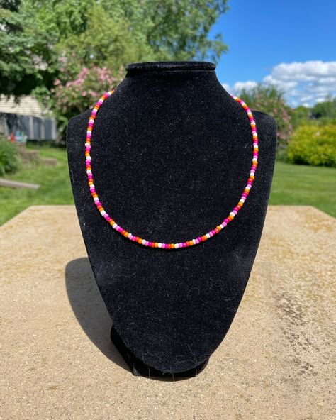 Pride flag beaded necklaces 🏳️‍🌈🏳️‍⚧️ 7 different flag options. $15 each. Find them on Etsy at KashewCrafts. #kashewcrafts #smallbusiness #handmade #shopsmall #necklace #beadedjewelry #pride #pridemonth🌈 #rainbow #lesbian #gay #bisexual #pansexual #nonbinary #trans #accessories #giftideas #fashion Lesbian Necklace Beads, Lesbian Beaded Necklace, Trans Accessories, Flag Beads, Different Flags, Pride Flag, Beaded Necklaces, Pride Flags, Small Shop