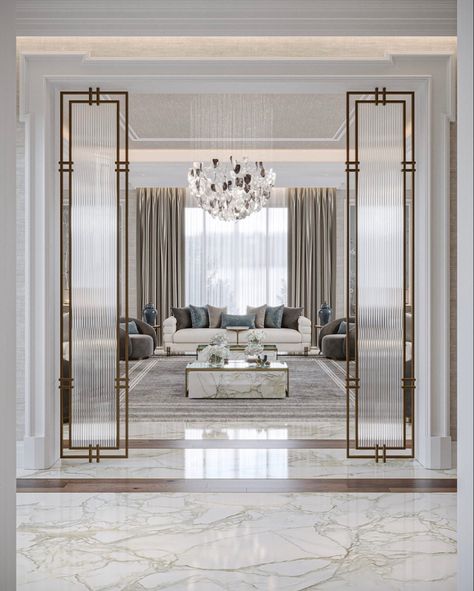 Living Room Glass Partition Design, Marble Partition Wall, New Classic Partition Design, Classical Partition Design, Classic Partition Design, Drawing Room Glass Partition, Hall Glass Partition Design, Neo Classic Partition Design, Glass Partition Designs