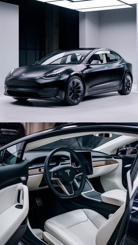 Exploring the Tesla Model 3: A Game-Changer in the World of Electric Cars - AutomotiveGlory Tesla Model 3 Aesthetic, Tesla Colors, Tesla Car Model 3, Car White Interior, Tesla Model S White, Black Tesla Model 3, Tesla Custom, Black Tesla, Tesla Car Models