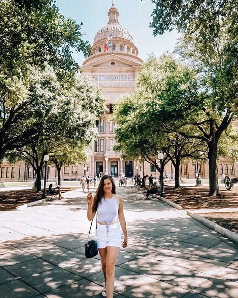 10 Fun and Cheap Things to Do in Austin, Texas - The Traveling Teacher Austin Capitol, To Do In Austin Texas, Austin Murals, Texas Swimming Holes, Weekend In Austin, Things To Do In Austin, Austin Hotels, Zilker Park, Barton Springs