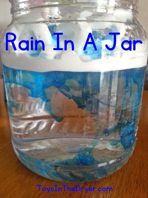 rain in a jar Rain In A Jar, Storm In A Jar, Tornado In A Jar, Prek Science, Therapeutic Recreation, Preschool Prep, Spring Kindergarten, All About Me Preschool, Early Literacy Activities