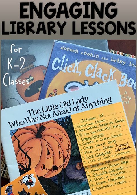 Library Themes Decorations, New Book Display Elementary Library, Library Storytime Ideas Librarians, Library First Day Of School, Librarian Lesson Plans, 3rd Grade Library Lessons, Fall Library Activities Elementary, Elementary Librarian Lesson Plans, Second Grade Library Lessons