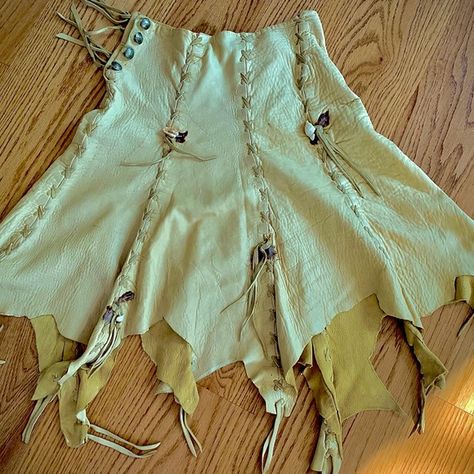 Authentic handmade A Indian leather skirt Faire Outfit, Rara Skirt, Sew Ideas, Sewing Clothing, Medieval Clothing, Medieval Fashion, Clothing Design, Dress Es, Nordic Style