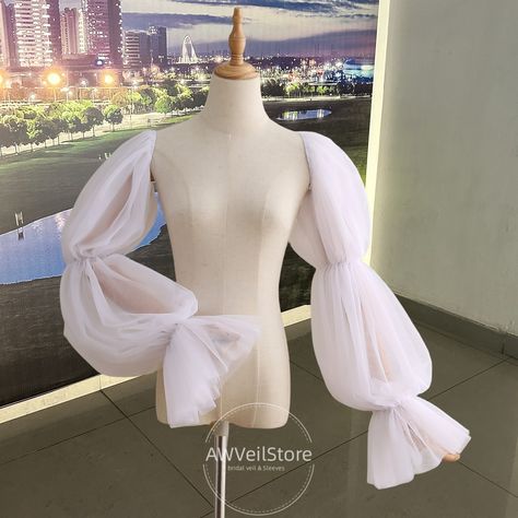 White Wedding Bridal Sleeves,Detachable Wedding Sleeves,Long Sleeves,Customized Removable Sleeves For Wedding Dress Removable Wedding Dress, Marie Sleeve, Sleeves For Wedding Dress, Bridal Sleeves, Removable Sleeves, Tulle Sleeves, For Wedding Dress, Sparkle Wedding, Beaded Wedding