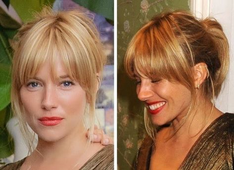 앞머리 스타일, Sienna Miller, Good Hair Day, Hair Envy, Grunge Hair, Super Ideas, Hair Today, Great Hair, Hair Dos