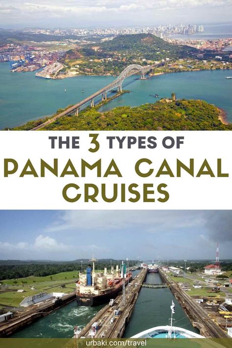 There are three types of cruise ships you can take to see the wonder up close! The 40-mile Panama Canal is a common route for cruise ships due to its lush landscape and calm waters. The canal runs through a part of the protected rainforest, the Soberanía National Park, which would otherwise be difficult for tourists to see. Along the way, you will likely see resident monkeys, crocodiles, manatees, and more. Cruises through the Panama Canal also highlight the wonder of the man-made canal... Panama Cruise, Panama Canal Cruise, Lush Landscape, Latin America Travel, Celebrity Cruise, Princess Cruise Ships, Panama Travel, World Cruise, Cruise Excursions