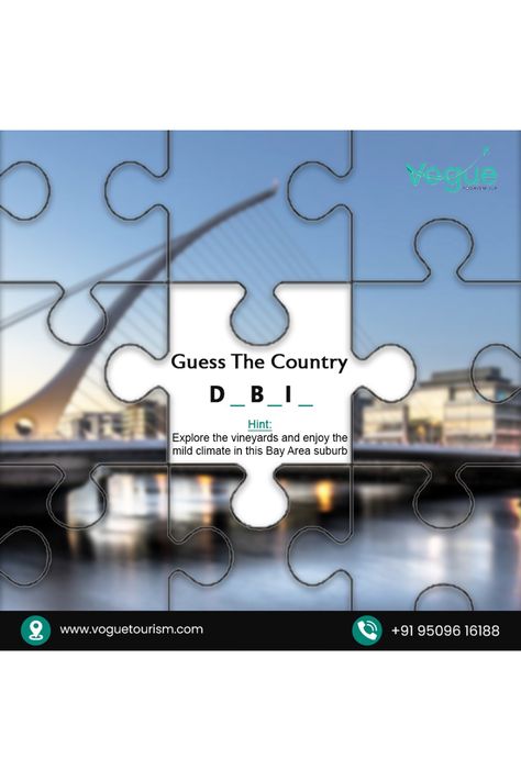 Win 25% off a Puzzle Game this weekend! 1. Follow us on Instagram and Facebook 2. Take a screenshot of your answer and Share the screenshot of it. 3. Share your Answer in an Instagram post caption or WhatsApp message Inclusions such as accommodation, tours, transfers, visa assistance, flights and more can be customized to your needs and budget. Book now!" Call Now: +91 9509616188 Visit Our Website: www.voguetourism.com Mail Us: info@voguetourism.com #guessthecountrygame #travelcontest Instagram Post Captions, Budget Book, Insta Post, Take A Screenshot, Contest Winning, Whatsapp Message, Insta Posts, The Challenge, Puzzle Game