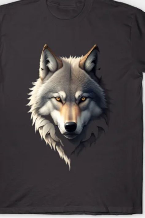 Wolf T Shirt, Wolf Head, Shirt Designs, Tshirt Designs, T Shirts, T Shirt