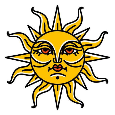 Traditional Tattoo Sun, Sun Traditional Tattoo, Traditional Sun Tattoo, Modern Art Deco Bathroom, Sun Png, Tattoo Sun, Tattoo Png, Gradient Image, Sun Background