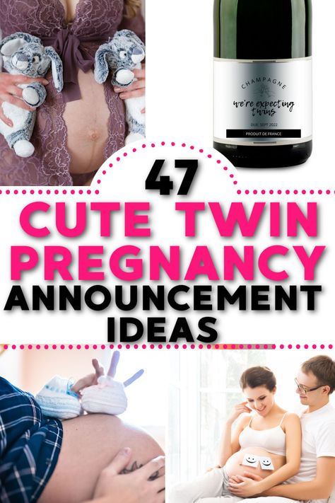 Twin Pregnancy Announcement Christmas, Cute Twin Announcements, Cute Twin Pregnancy Announcement, Twin Reveal Announcement, Announcing Twins To Family, Christmas Twin Pregnancy Announcement, Twin Announcement Ideas Funny, Twin Pregnancy Announcement Sibling, Twin Baby Gender Reveal Ideas