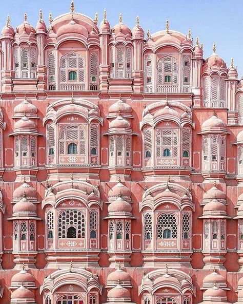 Pink Building, Hawa Mahal, India Architecture, Pink Inspiration, Pink City, Indian Architecture, Pink Photo, Jaipur India, South Asia