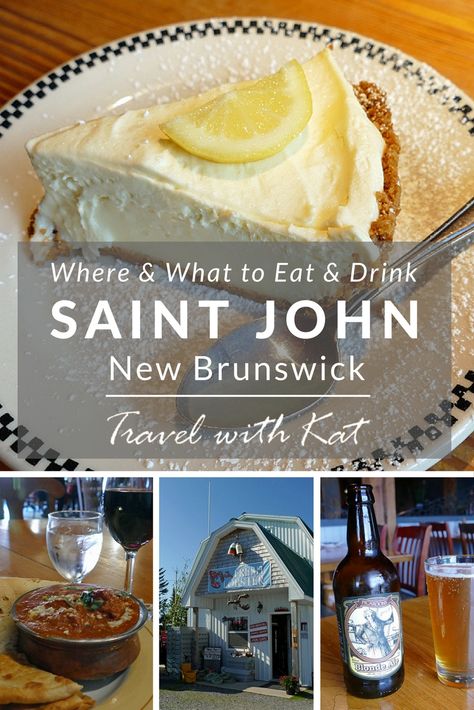 Where and what to eat and drink in Saint John, New Brunswick, Canada - a guide to the best food and drink in this up and coming city on the Bay of Fundy on Canada's east coast. The Maritimes. Saint John Bay Of Fundy, Brunswick Maine Things To Do, Things To Do In St Johns Newfoundland, St John Bay Of Fundy, Downtown St Johns Newfoundland, Canada Fall, St. John’s New Brunswick, Saint John New Brunswick, Canada Cruise