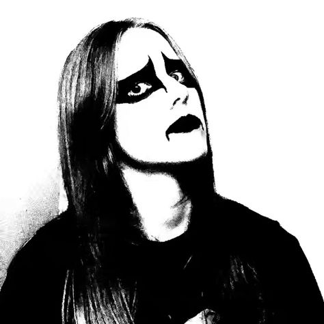 Black Metal Fashion, Mayhem Black Metal, Mayhem Band, Corpse Paint, Black Metal Art, Goth Guys, Makeup Drawing, White Makeup, Alternative Makeup