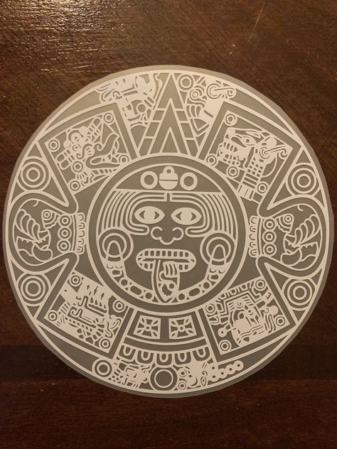 *Free Shippping* Calendar Decal, Aztec Calendar, Spiderman Party, Decals Stickers, Nativity, Vinyl Decals, Vinyl Decal, Laptop, Vinyl