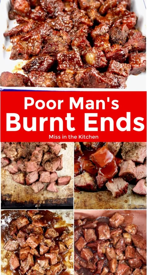 Smoker Meals, Poor Man's Burnt Ends, Homemade Barbecue Sauce Recipe, Smoked Chuck Roast, Outdoor Cooking Recipes, Sweet Bbq Sauce, Burnt Ends, Homemade Barbecue Sauce, Pellet Grill Recipes