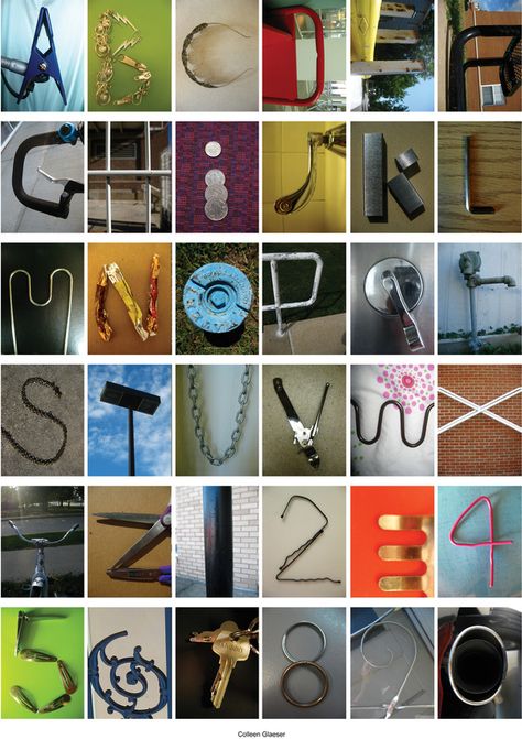 Photographic Alphabet : Metal by Colleen Glaeser, via Behance Abc Photography, Alphabet Art Photography, Alphabet Photography Letters, Alphabet Photos, Letter Photography, Alphabet Photography, Photo Letters, Alphabet Images, Typography Alphabet