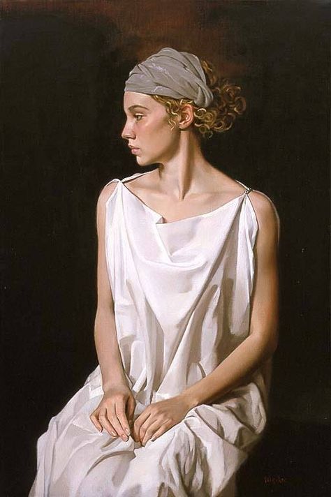 William Whitaker, L'art Du Portrait, Figurative Artwork, American Painting, Realism Art, Traditional Paintings, Portrait Gallery, Female Portrait, Figurative Art