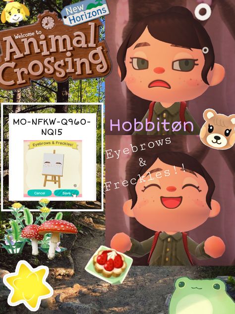 design code: MO- NFKW-Q960-NQ15 🍄💕 Acnh Motifs, Design Inspo, Animal Crossing, Eyebrows, Custom Design, Coding, Animals, Quick Saves, Design