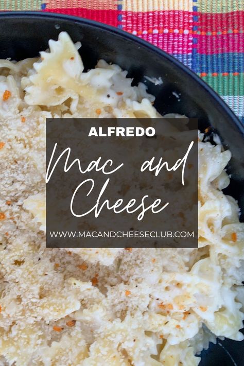 Mac And Cheese With Alfredo Sauce, Chicken Alfredo Mac And Cheese, Add Ins For Mac And Cheese, Mac And Cheese Add Ins, Alfredo Mac And Cheese, Mac Abd Cheese Recipes Easy, Mac Abd Cheese, Seafood Mac And Cheese, Making Mac And Cheese