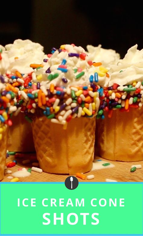 Ice Cream Alcohol Drinks, Ice Cream Shots, Ring Dunk, Ice Cream Drinks, Pudding Shots, Drink Recipes Nonalcoholic, Ice Cream Theme, Baking Basics, Take A Shot