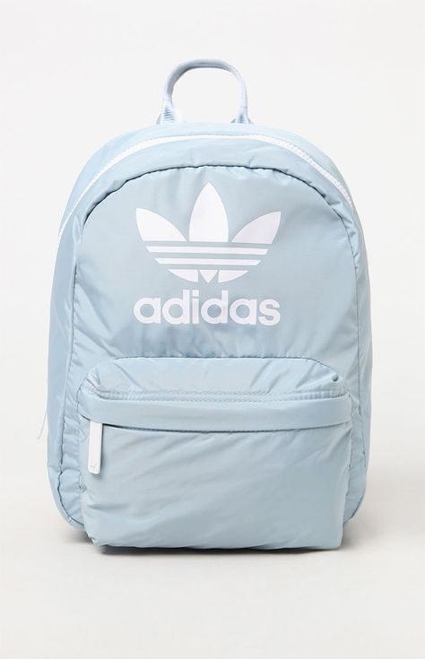 PacSun : adidas|Gray & White National Compact Backpack Back To School Wardrobe, Cute Backpacks For School, Cute School Bags, Stylish School Bags, Cute Mini Backpacks, Adidas Backpack, Adidas Bags, Everyday Tote Bag, Trendy Backpacks