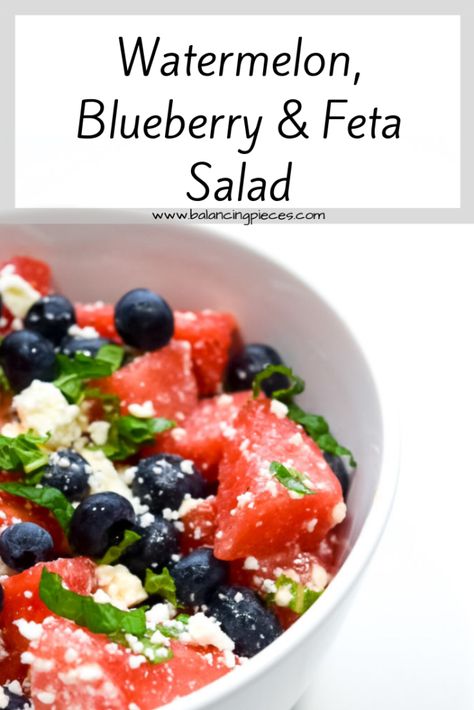 Blueberry Feta Salad, Wednesday Meals, Blueberry Feta, Toddler Friendly Meals, Blueberry Salad, Watermelon Feta Salad, Eat Fresh, Watermelon And Feta, Watermelon Salad