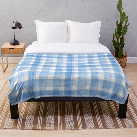 Get my art printed on awesome products. Support me at Redbubble #RBandME: https://www.redbubble.com/i/throw-blanket/Blue-checkered-pattern-by-bkroijer/52105482.16D0B?asc=u Tartan Throws, Plaid Throw Blanket, Plaid Throw, Scottish Plaid, Tartan Design, Blue Checkered, Tartan Dress, Grey Plaid, Patterned Throw