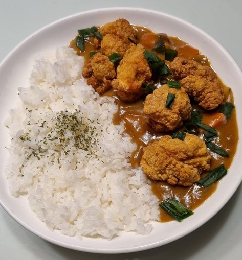 Curry rice attempt no.2, with karaage. by xlez The post Curry rice attempt no.2, with karaage. appeared first on Alo Japan. Curry Japanese, Japanese Curry, Curry Rice, Japanese Food, No. 2, Cooking Recipes, Rice, Japan, Ethnic Recipes