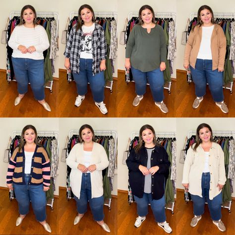 Eight plus size affordable fall outfits from Walmart! Walmart Plus Size Outfits 2023 Fall, Casual Plus Size Fall Outfits 2023, Fall Teacher Outfits Plus Size, Plus Size Walmart Outfits 2023, 2023 Plus Size Fall Fashion, Cute Fall Outfits Plus Size Casual, Plus Size Fall Fashion 2023 Big Stomach, Ireland Wardrobe, Plus Size Fall Fashion 2023