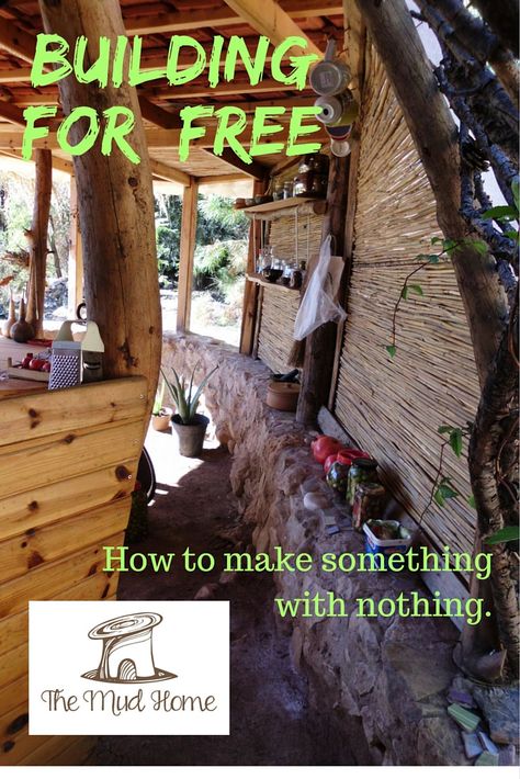 Alternative Building Materials, Recycled Building Materials, Earth Bag Homes Diy, Alternative Housing Ideas, Cob House Kitchen, Inexpensive Hobbies, Building A Yurt, Cob Building, Kitchen Cost