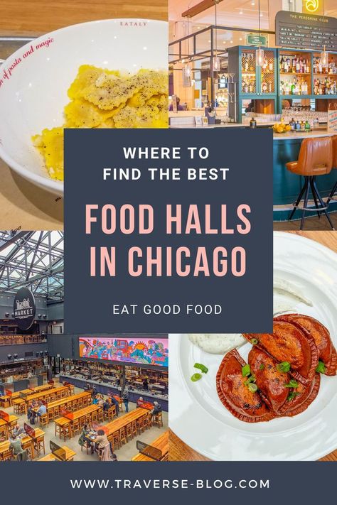 Where to Find the Most Delicious Food Halls in Chicago. Sample the Best Chicago Cuisine at a Food Hall! Chicago Food Tour, Where To Eat In Chicago, Chicago Food Bucket List, Chicago Restaurants Foodies, Chicago Places To Visit, Food From Around The World, Chinatown Chicago, Chicago Weekend, Chicago Travel Guide