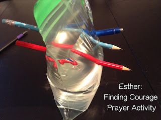 Flame: Creative Children's Ministry: Esther: Finding Courage Prayer Activity