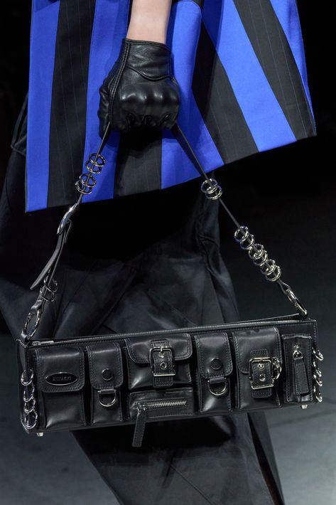 Annakiki Spring 2023 Fashion Show Details | The Impression Spring 2023 Fashion Show, Y2k Bags, Edgy Bags, Punk Chic, Gothic Bag, Shoes Wallpaper, Anti Fashion, Accessories Bags Shoes, 2023 Fashion