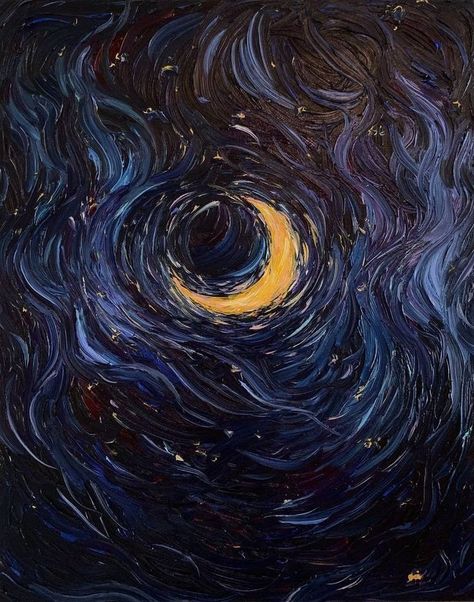 Cocoppa Wallpaper, Arte Van Gogh, The Starry Night, Night Moon, Moon Painting, Moon Night, Nature Painting, Night Blue, Art Subject