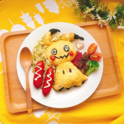 Kawaii Baking, Pokemon Snacks, Pokemon Food, Animated Food, Cooking Desserts, Crafts Aesthetic, Denki Kaminari, Kawaii Cooking, Geek Crafts