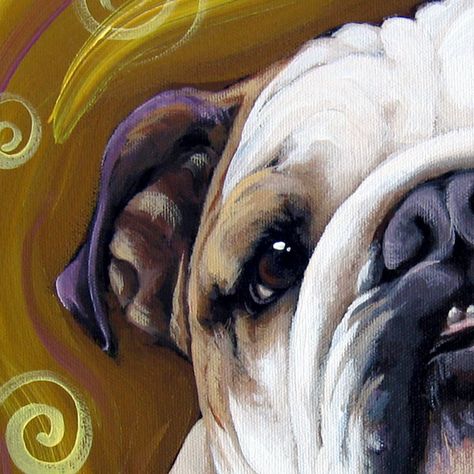 Watercolor English Bulldog, Bulldog Painting Easy, Bulldog Quotes, Bulldog Painting, English Bulldog Art, Bulldog Wallpaper, Bulldog Art Print, Cute Bulldog Puppies, Boxer Bulldog