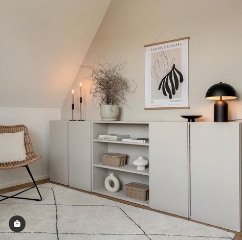 Ikea Beige Living Room, Ikea Metod Living Room, Kallax Sideboard Hack, Ikea Hack Sideboard, Metod Ikea Hack, Ikea Metod Hack, Ikea Sideboard Hack, Sideboard Bedroom, Sideboard Ikea