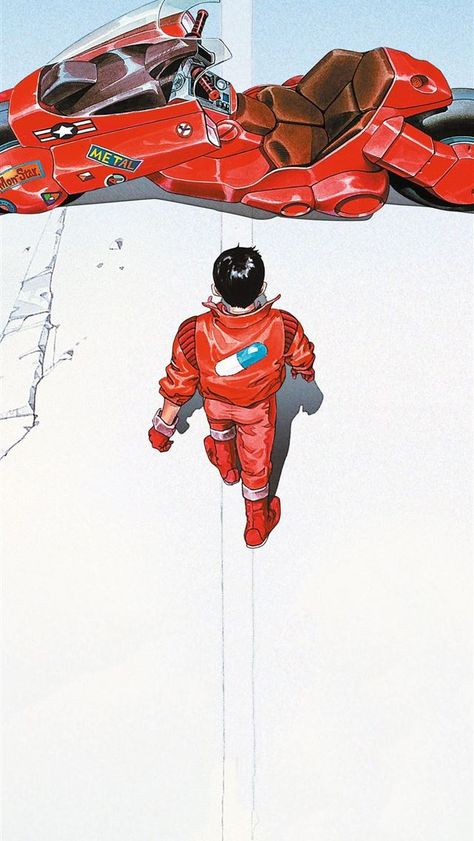 Akira Poster, Poster Animation, Animation Poster, Style Cyberpunk, Akira Manga, Akira Anime, Katsuhiro Otomo, Classic Anime, Poster Anime