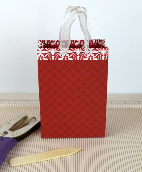 Diy Gift Bag From Scrapbook Paper, How To Make A Gift Bag Out Of Gift Wrap, Gift Bags From 12 X 12 Paper, Stampin Up Gift Bags, Gift Bags Diy Paper, How To Make A Gift Bag Out Of Paper, Handmade Gift Bags Paper, Diy Treat Bag, How To Make A Gift Bag