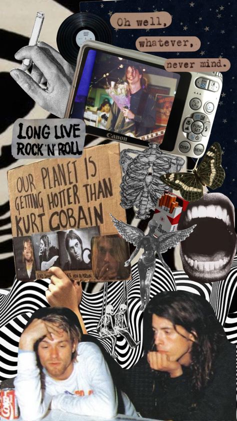 nirvana #moodboard #vintage #music #90sgrunge #kurtcobain #davegrohl #grunge Nirvana Moodboard, Dave Grohl, 90s Grunge, Vintage Music, Kurt Cobain, Nirvana, Your Aesthetic, Rock N Roll, Mood Boards