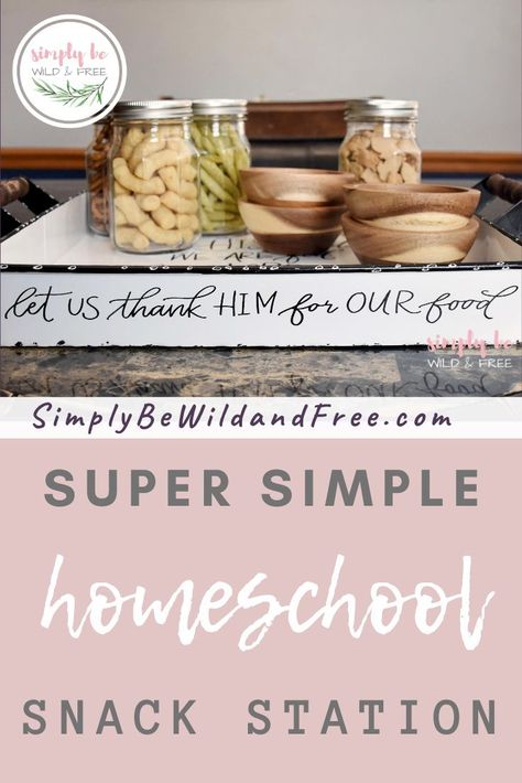 Vbs Meals For Kids, Snack Station For Kids, Homeschool Snacks, Healthy Pantry Snacks, Snack Storage Ideas, Kid Snack Ideas, Homemade School Snacks, Snack Bin, Homeschool Fun