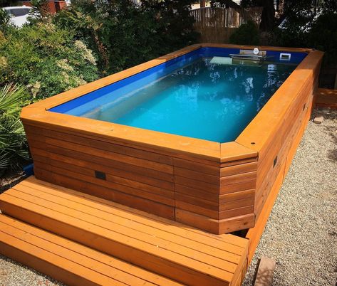 38 Best Above Ground Pool Ideas for Your Backyard Piscina Pallet, Small Indoor Pool, Small Backyard Decks, Ideas De Piscina, Kleiner Pool Design, Inground Pool Landscaping, Deck Piscina, Cheap Pool, Best Above Ground Pool