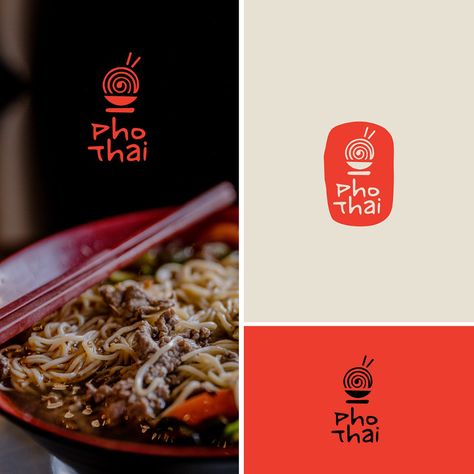 Logo for Pho Thai | 99designs Ideas Graphic Design, Asian Restaurant, New Logo Design, Asian Restaurants, Food Logo, Thai Restaurant, Restaurant Offers, Logo Restaurant, Thai Food