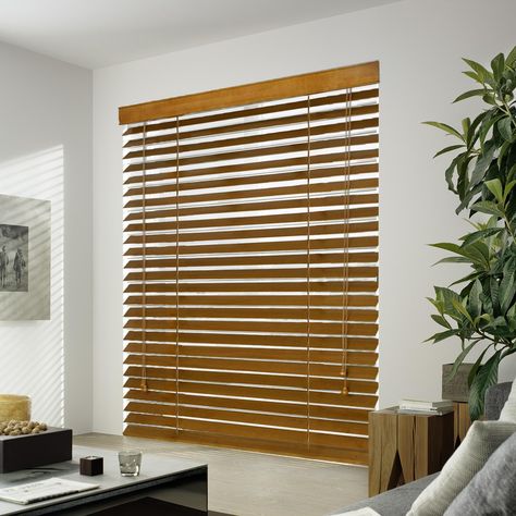 PRICES MAY VARY. Featured materials: The wood of each louver of the shutters has been strictly selected and processed. The wood structure is tight, high hardness, and lasts longer. There are two main materials: paulownia wood and basswood. Sun protection and heat insulation: Blinds can effectively block harmful ultraviolet rays and dazzling sunlight, and can isolate heat, create a cool and comfortable environment, and enjoy a comfortable home life. Lifting system: The blinds are a standard doubl Blinds And Curtains Living Room, Light Filtering Blinds, Blinds Venetian, Bali Blinds, Curtain Blinds, Horizontal Blinds, Blinds Design, Faux Wood Blinds, House Blinds