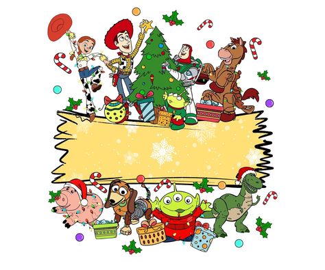 Toy Story Christmas, Christmas Toy Story, Graphic Design Gifts, Christmas Apps, Christmas Disney, Cartoon Png, Tshirt Printing Design, Lego Room, Christmas Parade