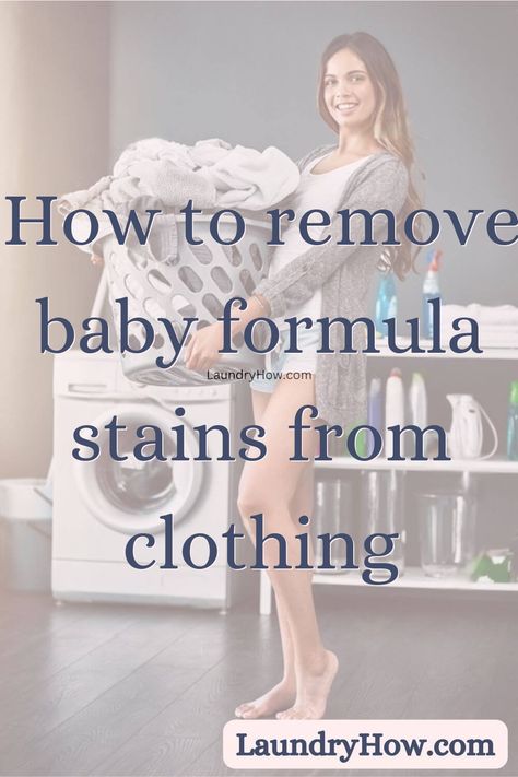 Spit up stains and leaks from baby bottles can really do a number on your favorite shirts and onesies. Baby formula contains proteins and fats that ca... #laundry #washing #tips #home #chores #housework #homemaking #clothes #fabric Vinegar In Laundry, Home Chores, Messy Baby, Onesies Baby, Laundry Tips, Clothes Fabric, Find Friends, Baby Formula, Laundry Hacks