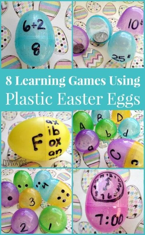 Easter Egg Activities, Letter Matching Game, Easter Kindergarten, Easter Party Games, Egg Game, Spring Kindergarten, Easter Preschool, Plastic Easter Eggs, Easter Egg Crafts