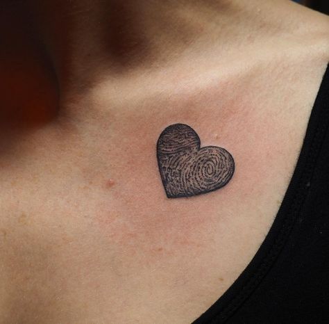 Thumb Print Heart Tattoo, Thumb Print Tattoo, Thumb Print Tattoo Ideas, Thumbprint Tattoo, Thumb Print, Thumb Prints, Tattoo Cover-up, Sister Tattoos, Little Tattoos